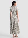 LUCY ROLL SLEEVE MIDI SHIRT DRESS-ALICE + OLIVIA