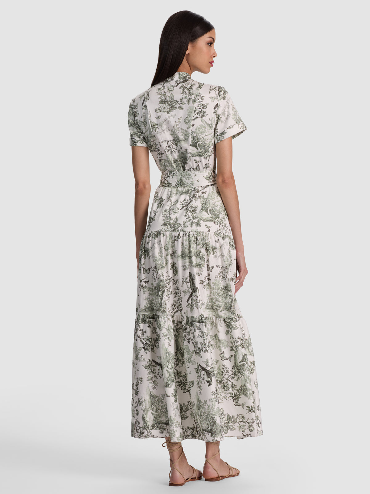 LUCY ROLL SLEEVE MIDI SHIRT DRESS-ALICE + OLIVIA