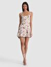 JULIA MINI DRESS-GARDEN GOSSIP OFF WHITE-ALICE + OLIVIA