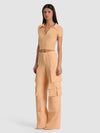 OLYMPIA CARGO PANT-LIGHT PEACH-ALICE + OLIVIA