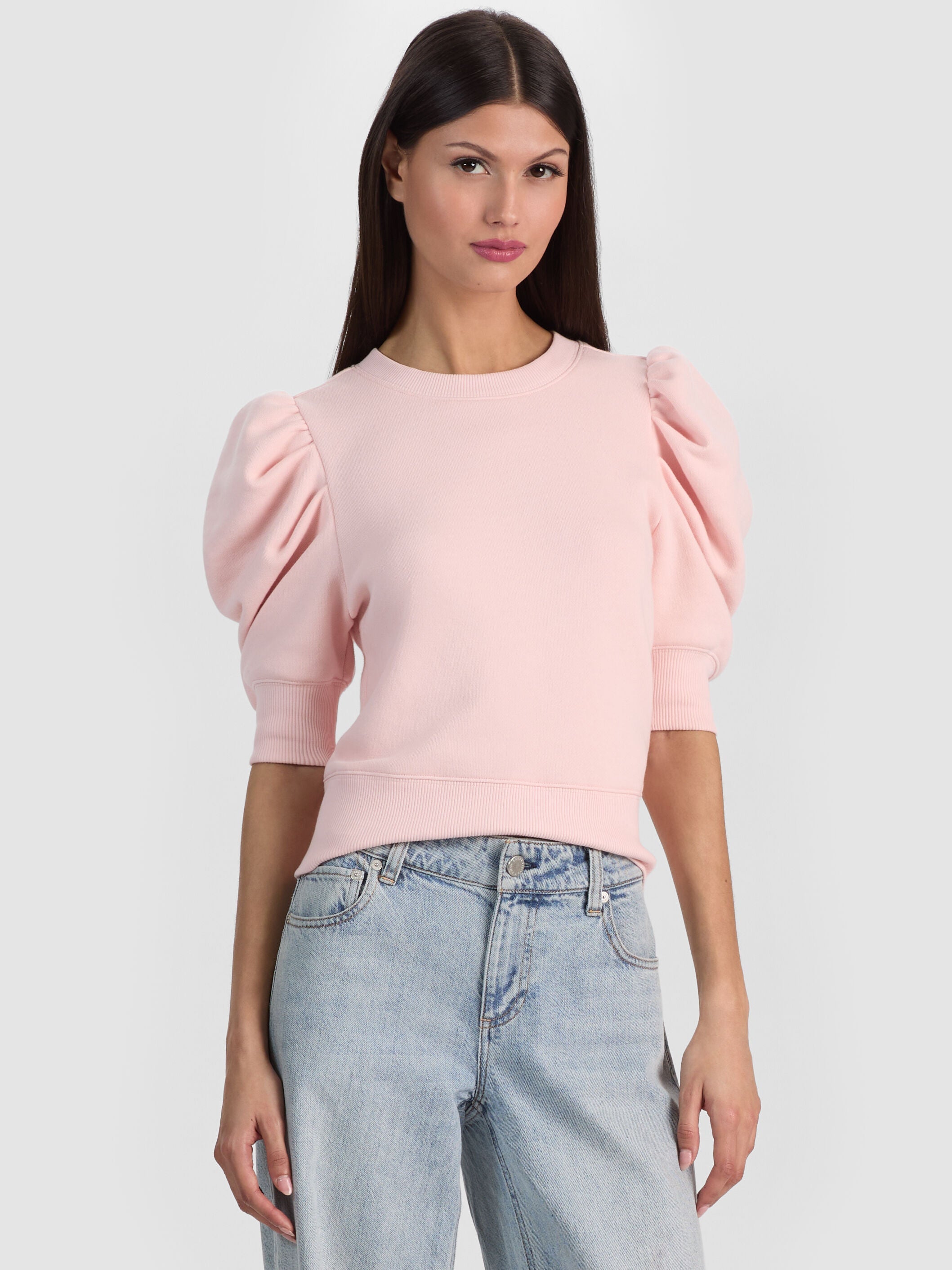 TYLER PUFF SLEEVE TOP-ALICE + OLIVIA