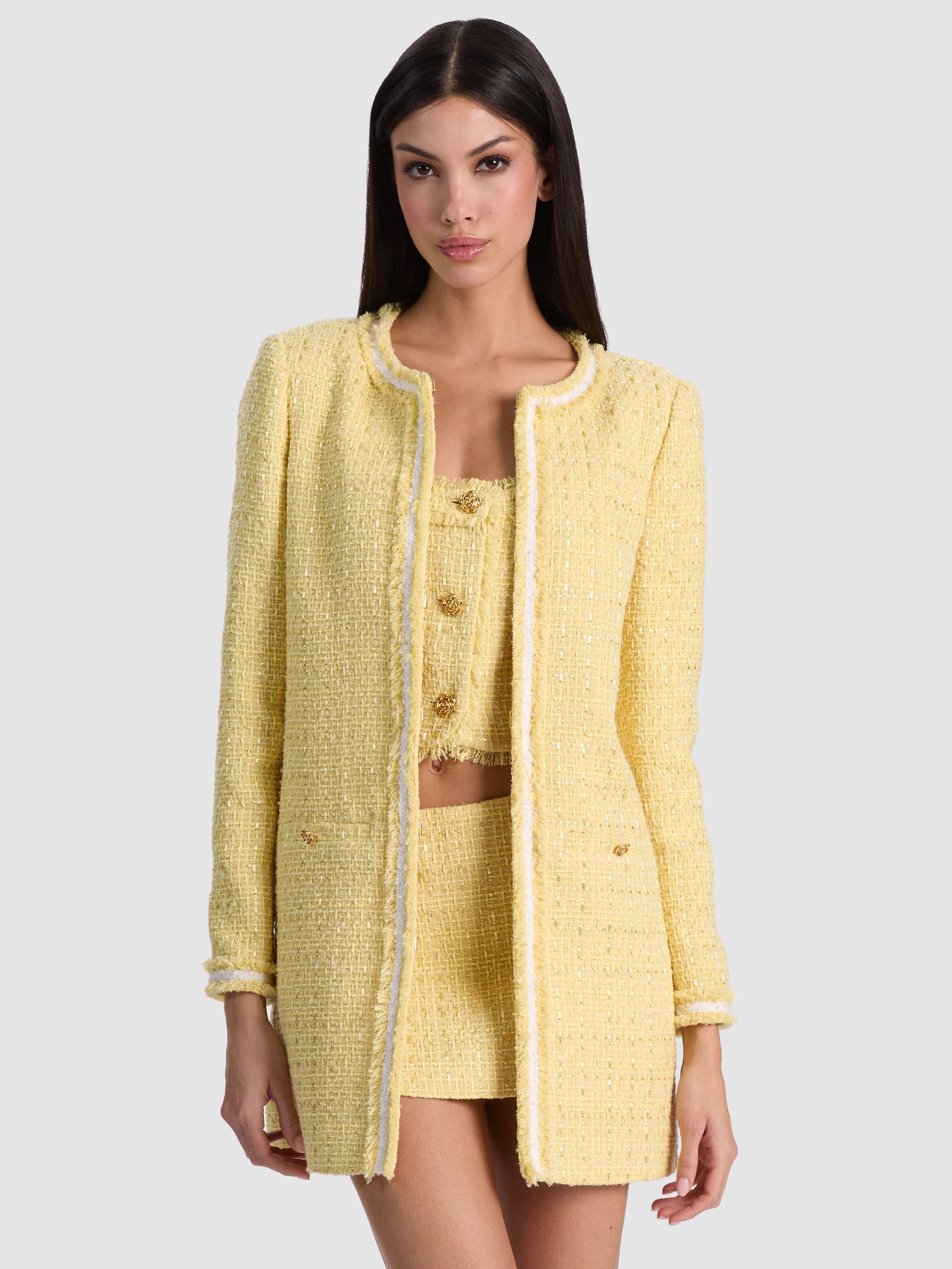 KIDMAN LONG JACKET-BUTTER-ALICE + OLIVIA
