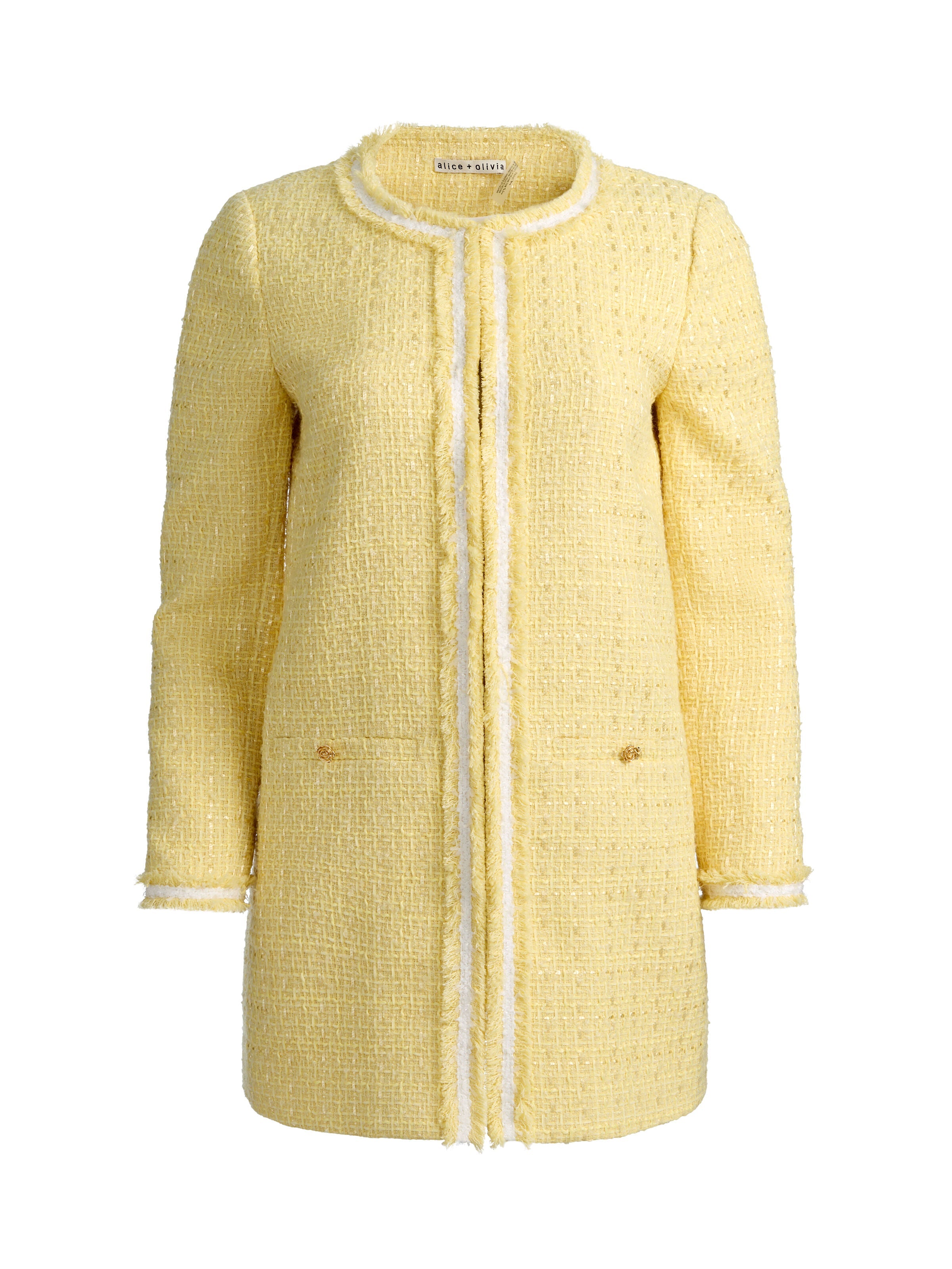 KIDMAN LONG JACKET-BUTTER-ALICE + OLIVIA