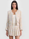 LANDON CROPPED JACKET-OFF WHITE/MULTI-ALICE + OLIVIA