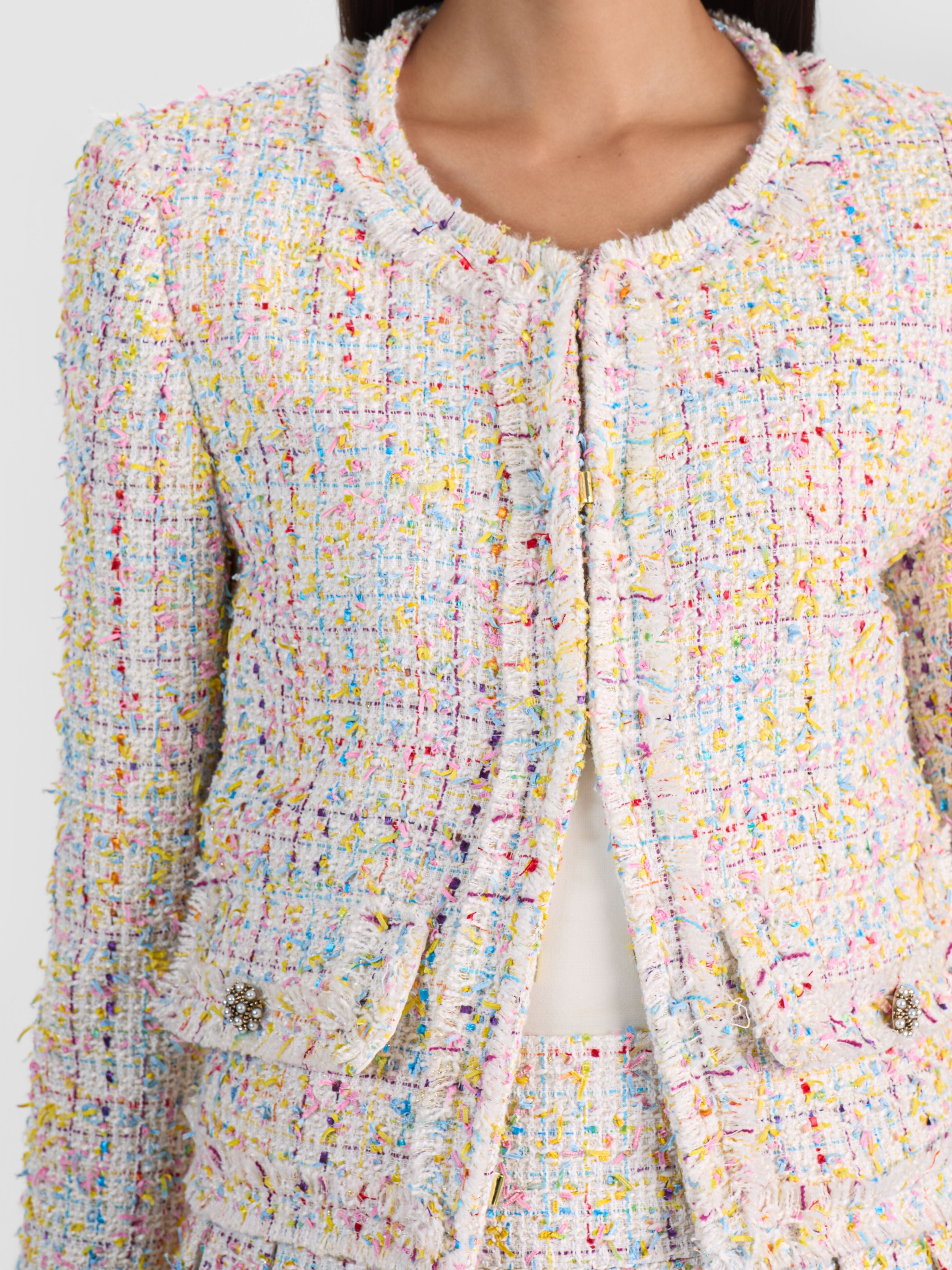 LANDON CROPPED JACKET-ALICE + OLIVIA