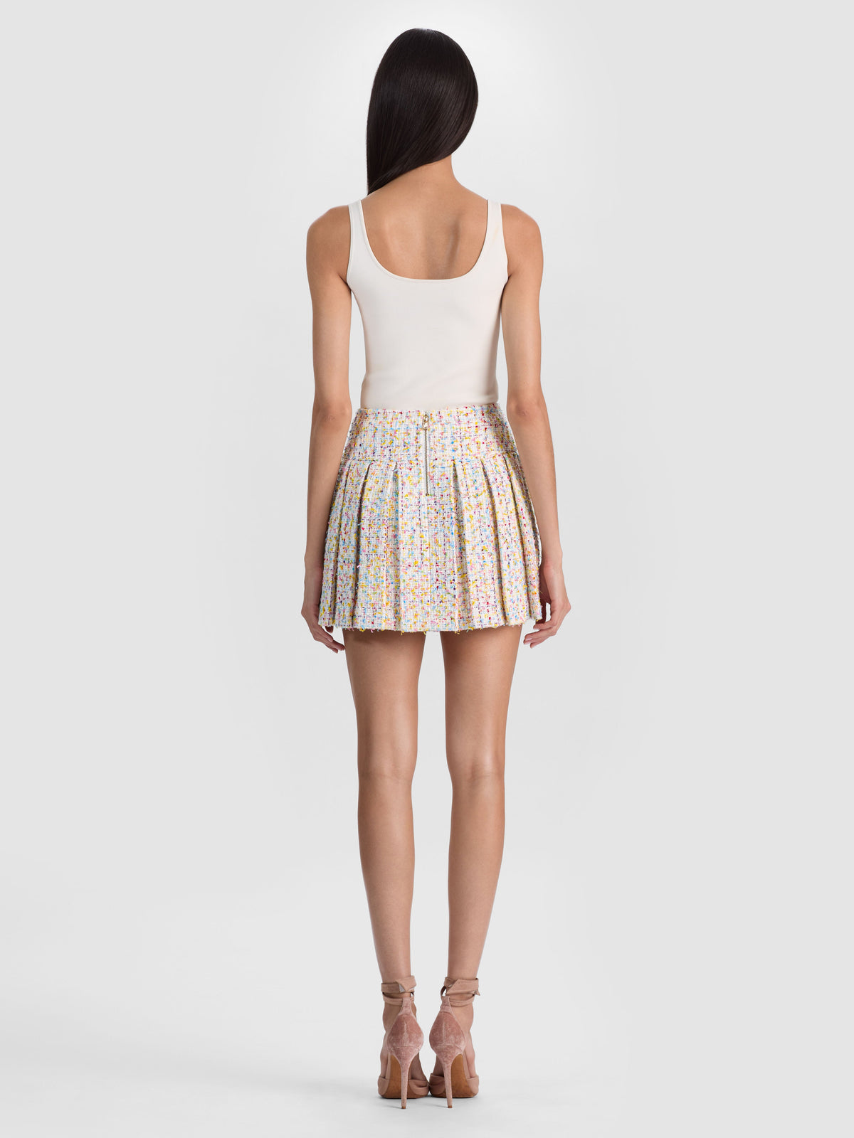 EMILIE TWEED MINI SKIRT-ALICE + OLIVIA
