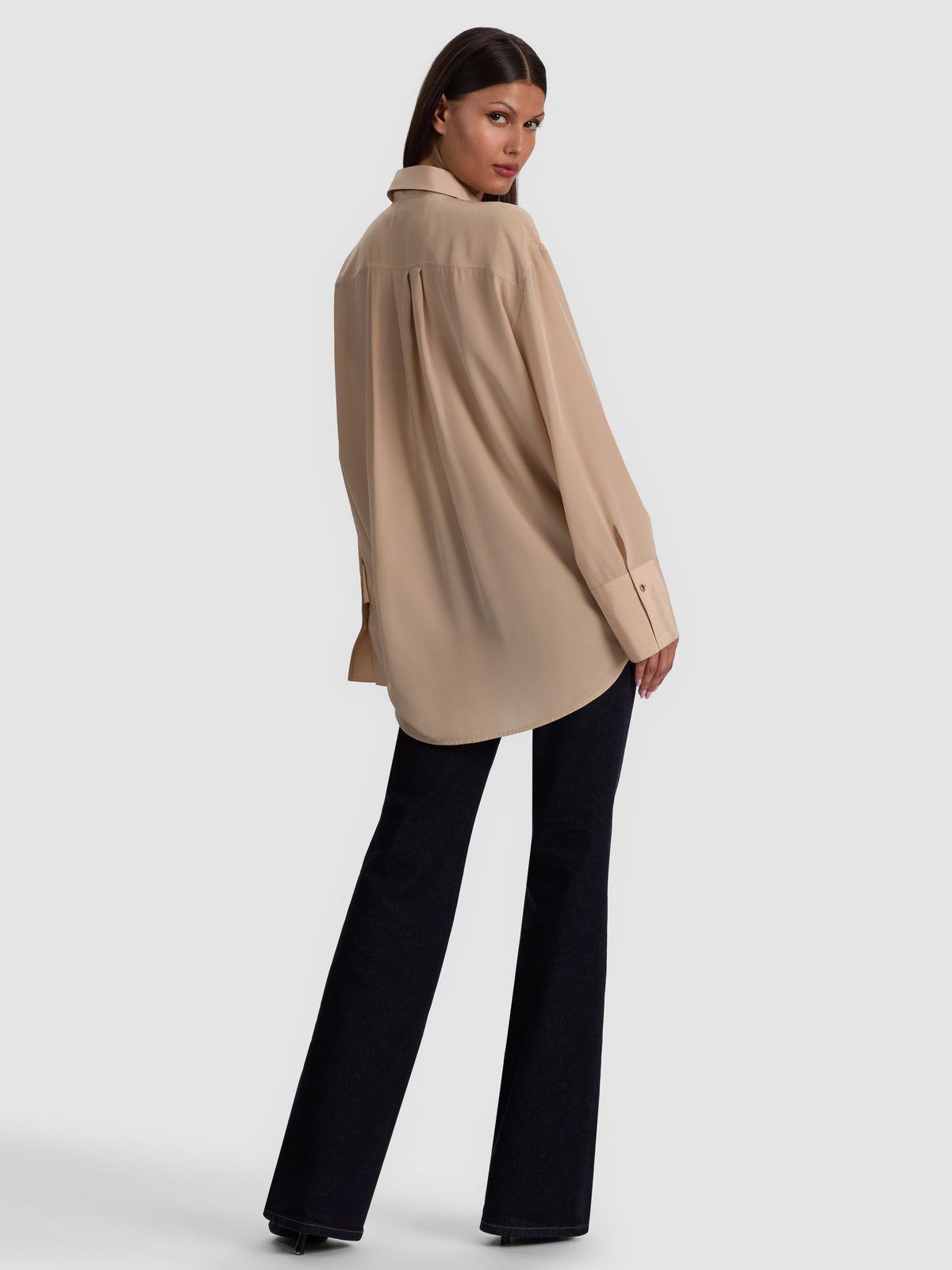 FINELY OVERSIZED UTILITY SHIRT-ALICE + OLIVIA