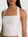 FIONA HALTER CROPPED TOP-ALICE + OLIVIA