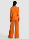 CORBIN COLLARLESS ANGELED BLAZER-ALICE + OLIVIA