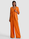 CORBIN COLLARLESS ANGELED BLAZER-ALICE + OLIVIA