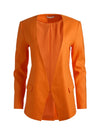 CORBIN COLLARLESS ANGELED BLAZER-ALICE + OLIVIA