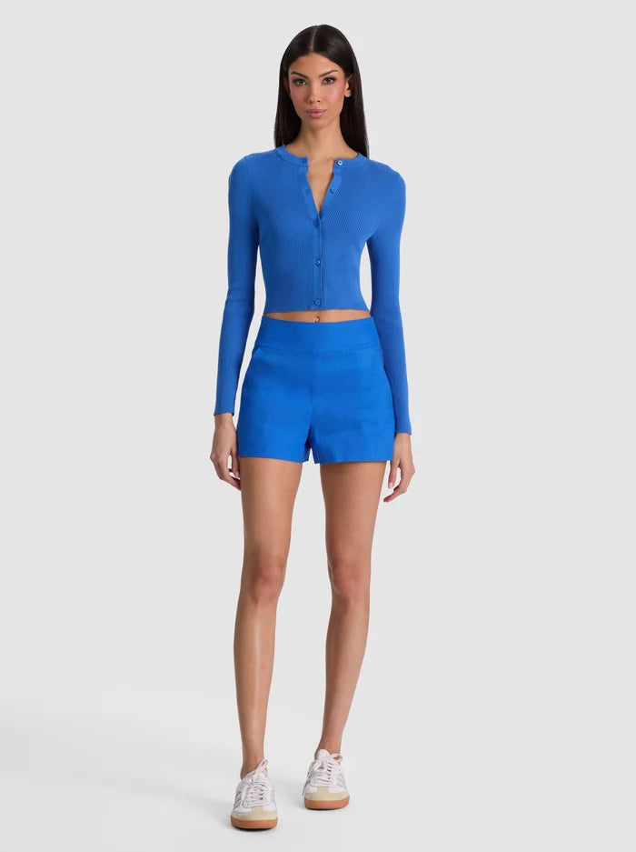 DONALD SHORT-BLUE IRIS-ALICE + OLIVIA