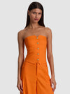 KELCEY STRAPLESS VEST-ALICE + OLIVIA