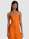 KELCEY STRAPLESS VEST-ALICE + OLIVIA