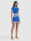 CIARA CROPPED PULLOVER-BLUE IRIS/SOFT WHITE-ALICE + OLIVIA