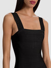 JODIE BANDAGE MINI DRESS-Black-ALICE + OLIVIA
