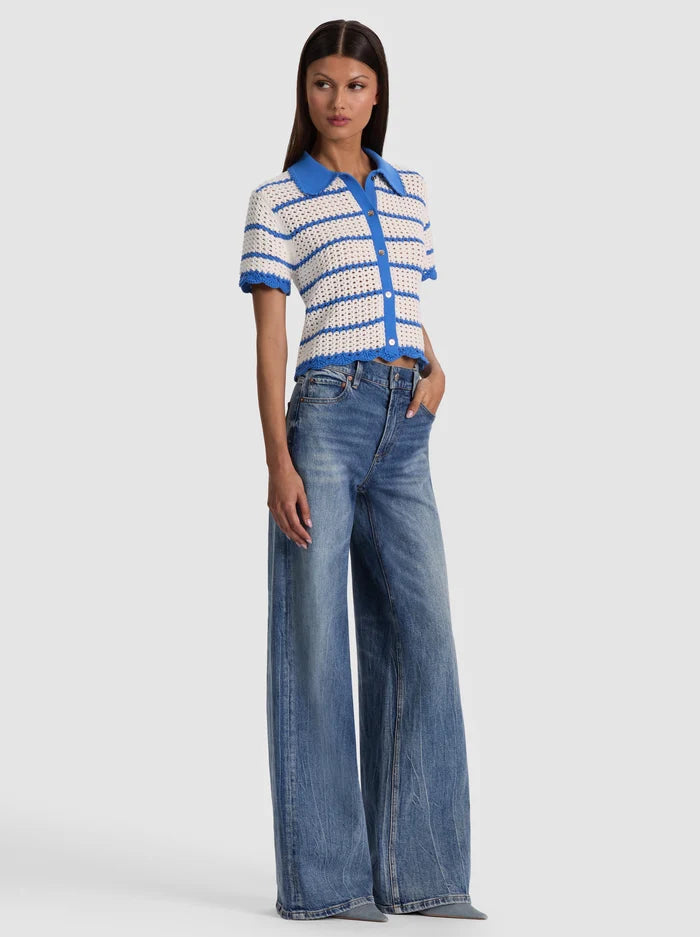 RANDALL POINTELLE POLO CARDI-ALICE + OLIVIA