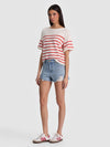 AMELIE STRIPED KNIT TEE-ALICE + OLIVIA