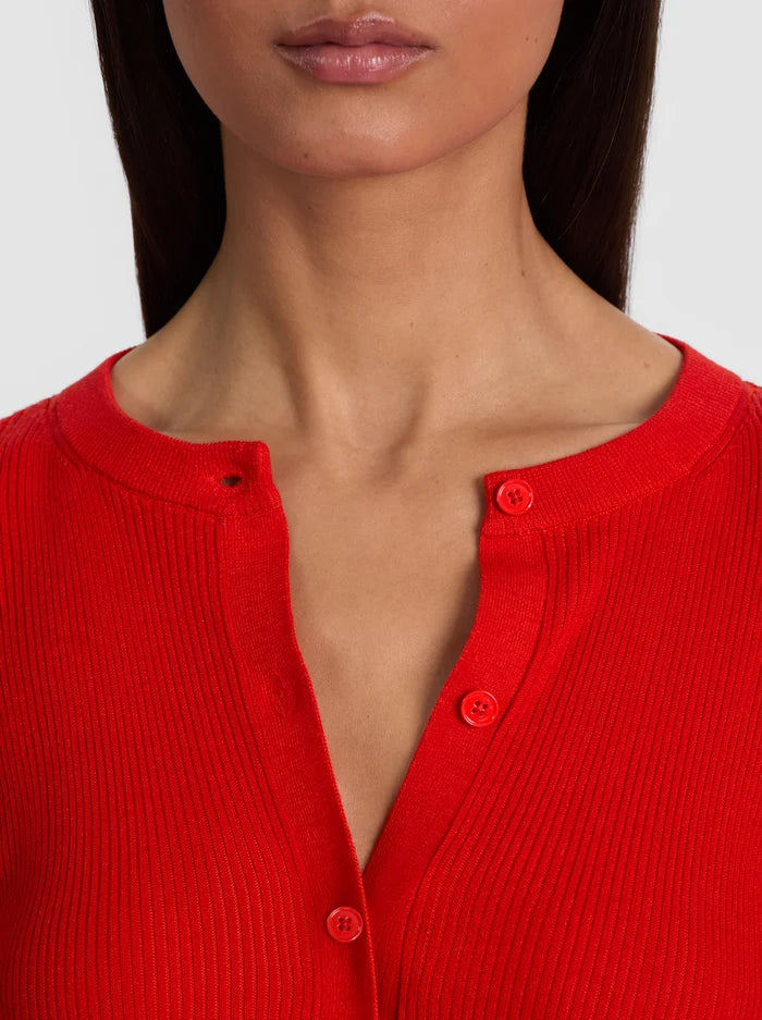 CARSON CARDIGAN-CHILI PEPPER-ALICE + OLIVIA