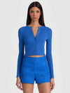 CARSON CARDIGAN-BLUE IRIS-ALICE + OLIVIA