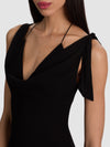 ABIGAIL BIKINI MIDI DRESS-Black-ALICE + OLIVIA