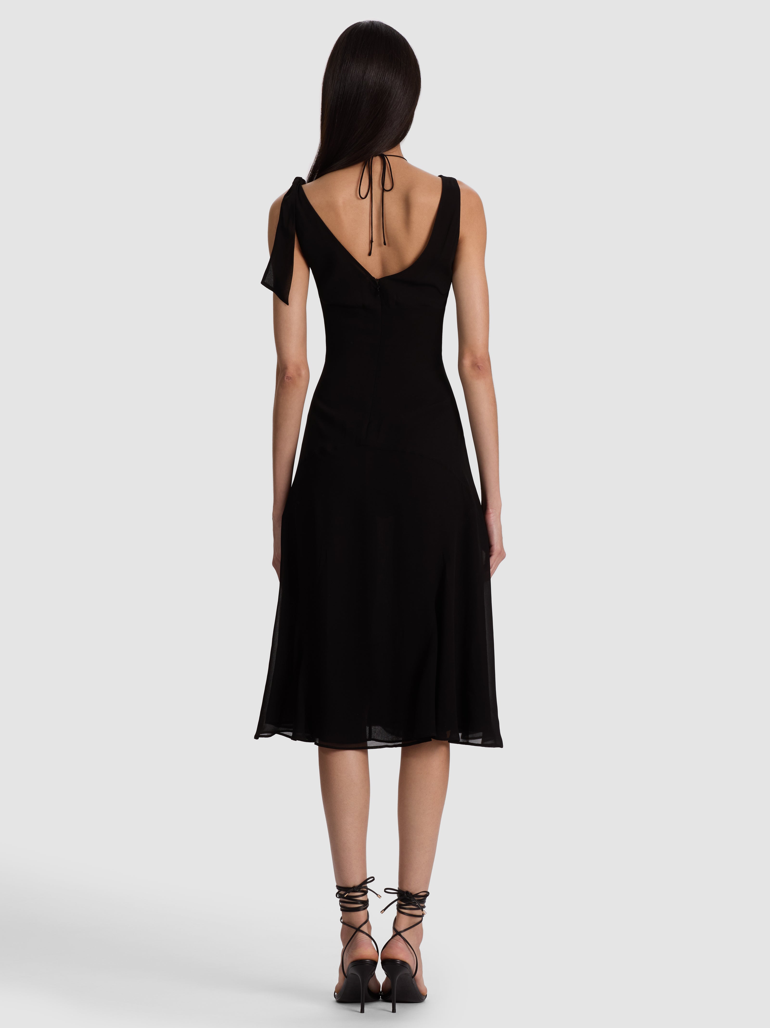ABIGAIL BIKINI MIDI DRESS-Black-ALICE + OLIVIA