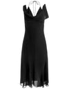 ABIGAIL BIKINI MIDI DRESS-Black-ALICE + OLIVIA