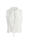 AMAL EMBR TIE FT TANK TOP-ALICE + OLIVIA