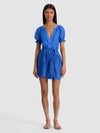 THALIA PUFF SLV BTN DWN TUNIC DRESS-ALICE + OLIVIA
