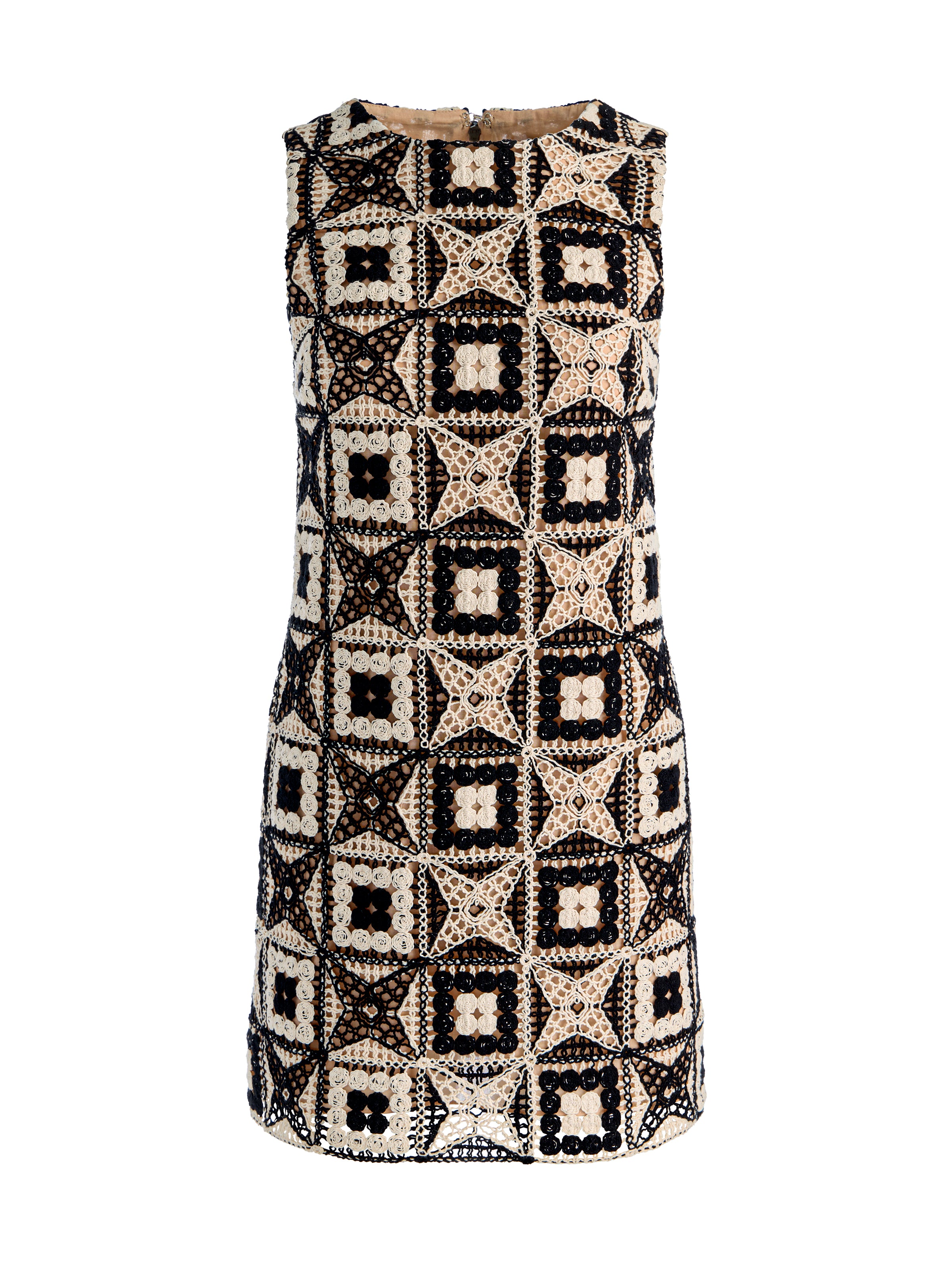 CLYDE CROCHET MINI DRESS-ALICE + OLIVIA