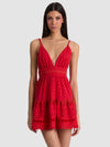 WYNELL FITTED MINI DRESS-ALICE + OLIVIA