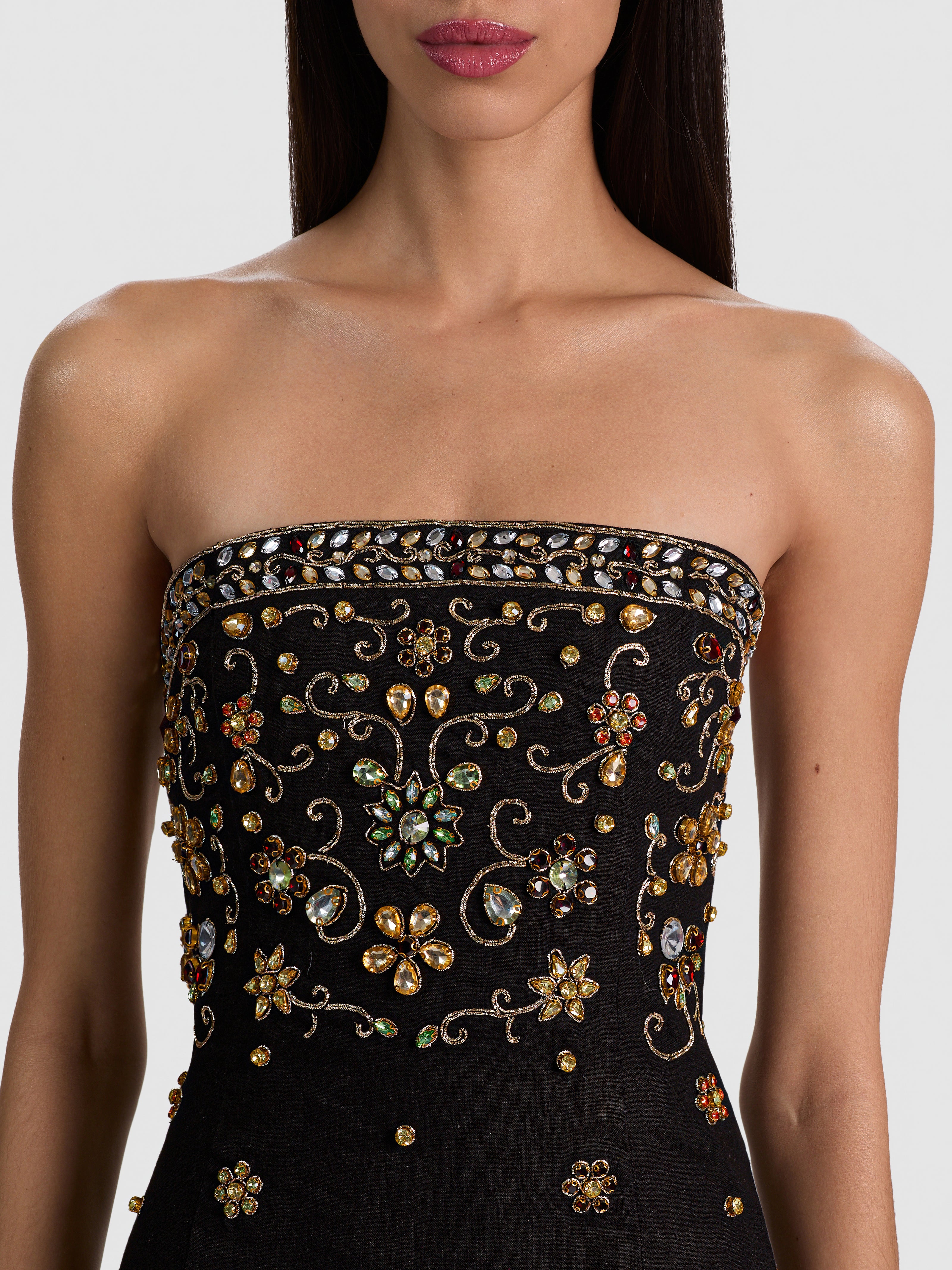 NINA EMBELLISHED MINI DRESS-ALICE + OLIVIA