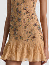 LINNEA EMBELLISHED MINI DRESS-LIGHT PEACH-ALICE + OLIVIA