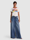 ALVERA STACEFACE EMBELL TEE-ALICE + OLIVIA