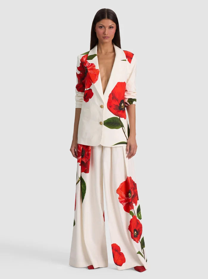 ELNA SLIM LONG BLAZER-ALICE + OLIVIA