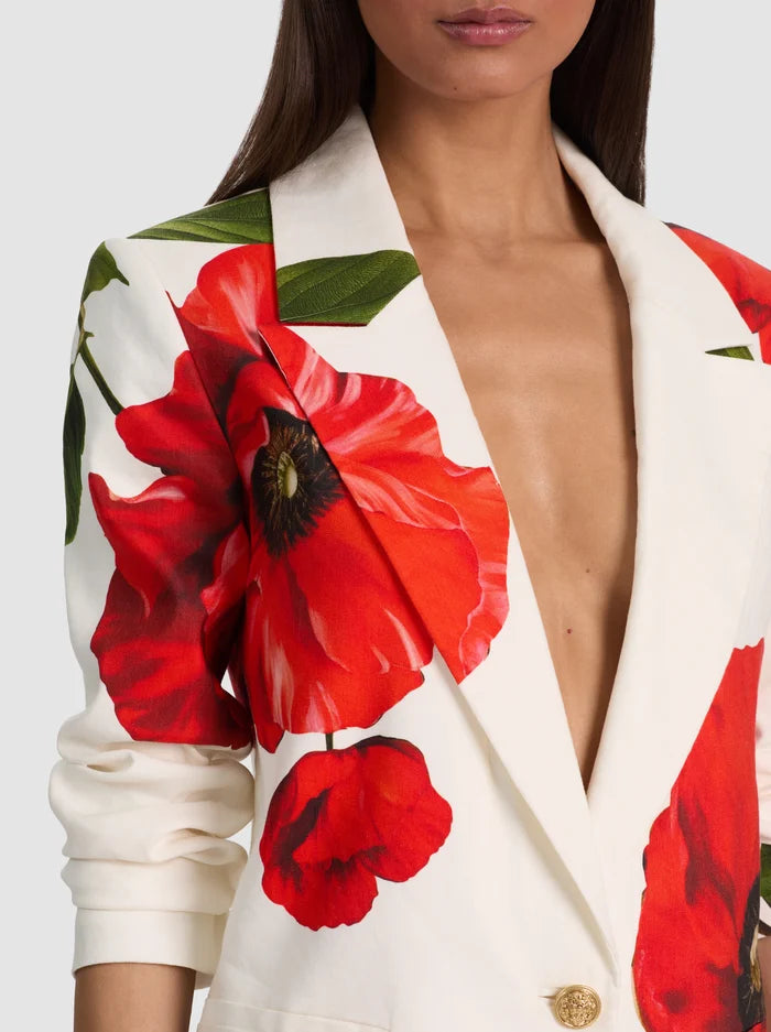 ELNA SLIM LONG BLAZER-ALICE + OLIVIA