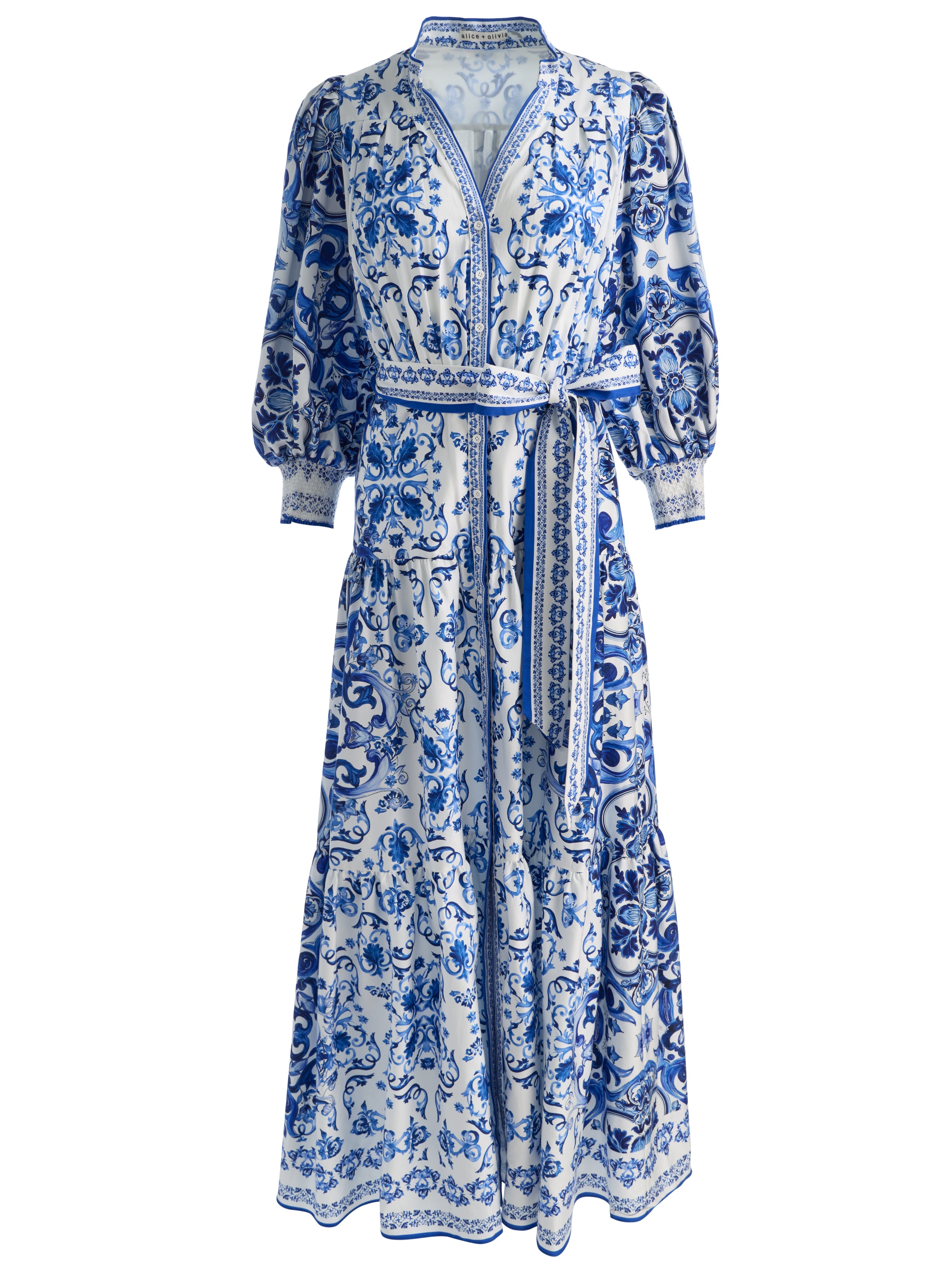 CORA MAXI SHIRT DRESS-SOLSTICE-ALICE + OLIVIA