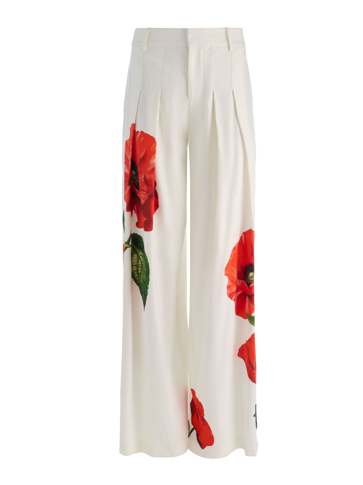 BLAIRE PLEATED PANT - SUMMER POPPY