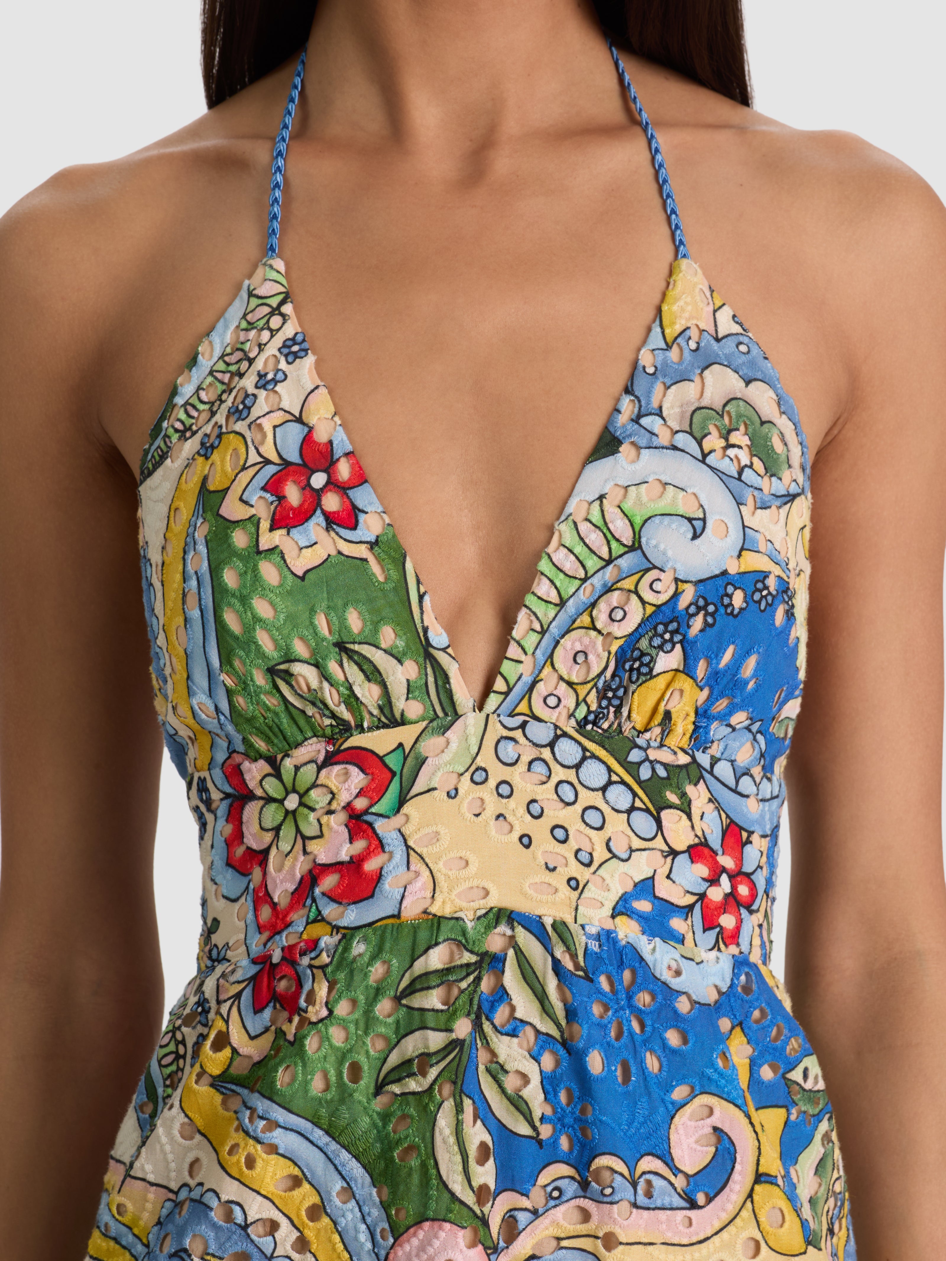 KAROLINA TIERED MAXI DRESS-ALICE + OLIVIA