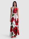 CHASSIDY HALTER MAXI DRESS-SUMMER POPPY-ALICE + OLIVIA