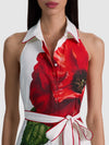 CHASSIDY HALTER MAXI DRESS-SUMMER POPPY-ALICE + OLIVIA