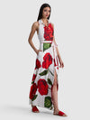 CHASSIDY HALTER MAXI DRESS-SUMMER POPPY-ALICE + OLIVIA