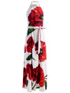 CHASSIDY HALTER MAXI DRESS-SUMMER POPPY-ALICE + OLIVIA