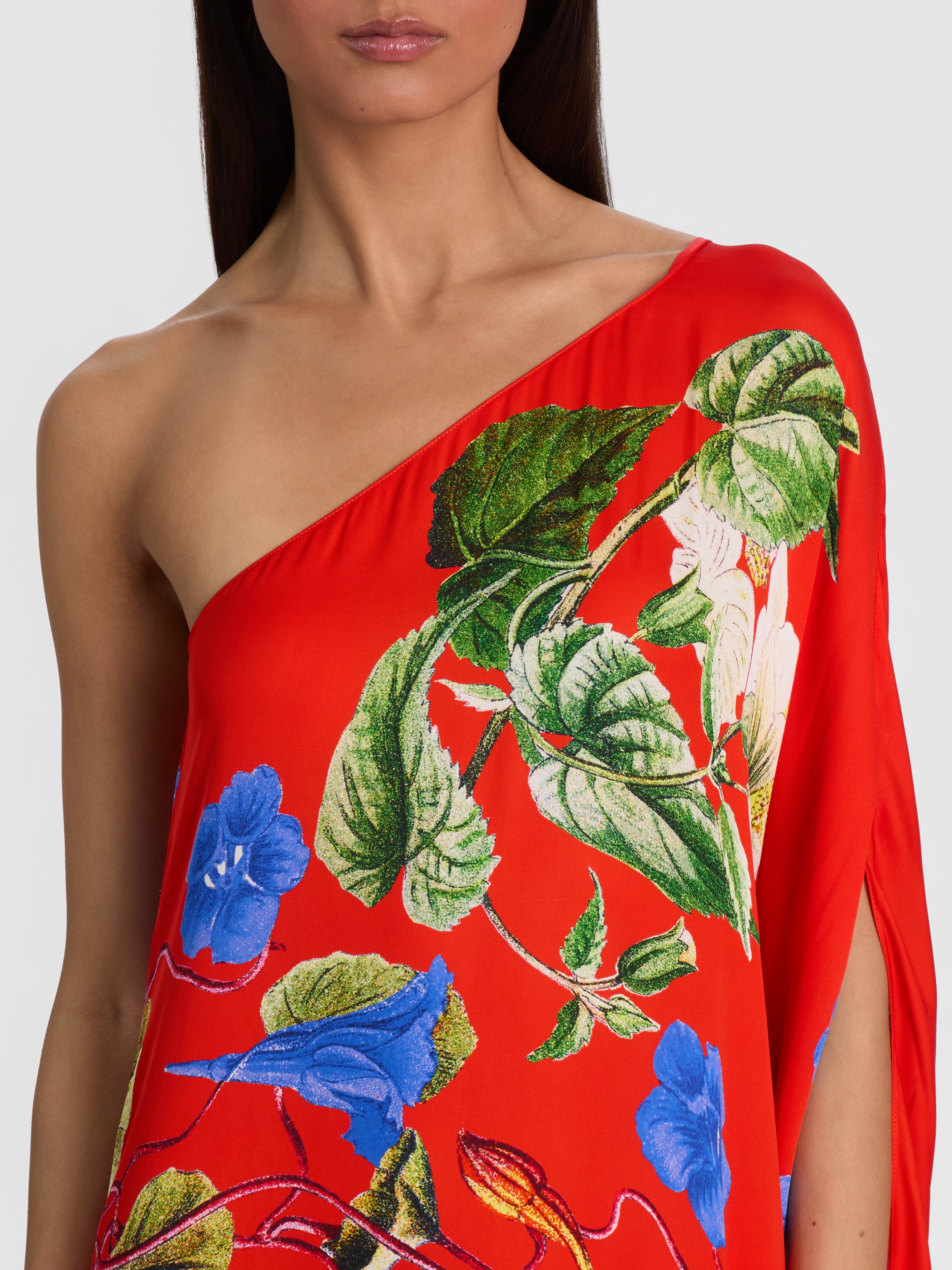 LINN ONE SHOULDER MAXI DRESS-ALICE + OLIVIA