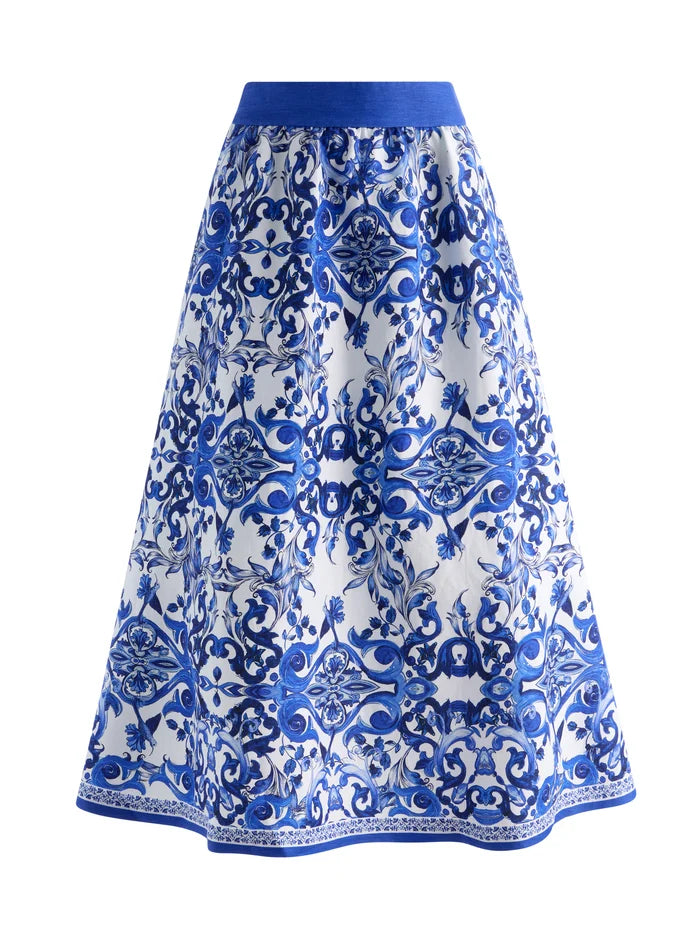 EARLA HW FLARE MIDI SKIRT-ALICE + OLIVIA
