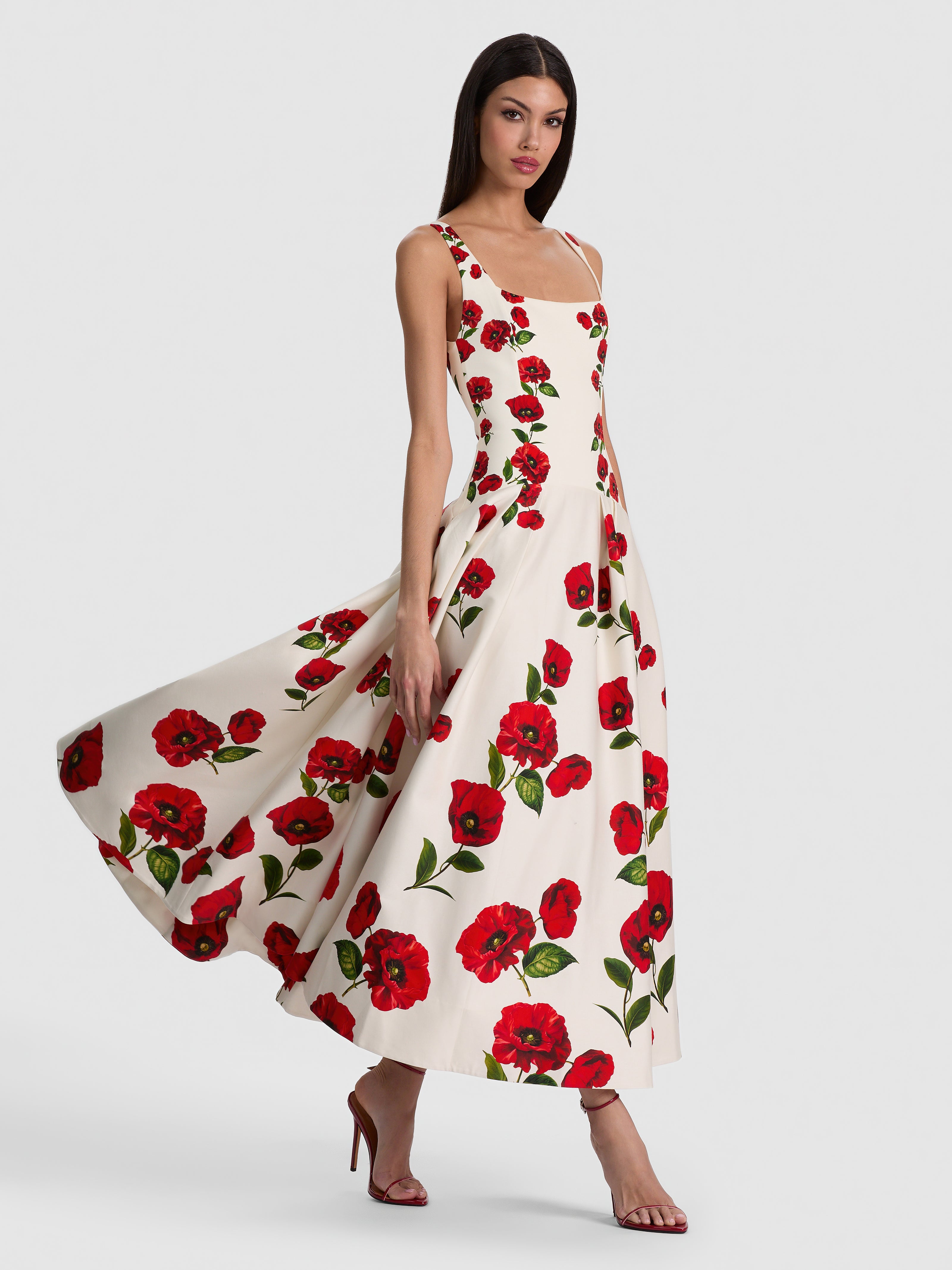 ADLEY DROP WAIST DRESS-ALICE + OLIVIA