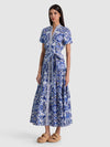 LUCY ROLL SLV MIDI SHIRT DRESS-ALICE + OLIVIA