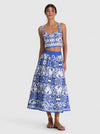 MIRIAM SWEETHEART CROPPED TOP-ALICE + OLIVIA