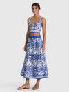 MIRIAM SWEETHEART CROPPED TOP-ALICE + OLIVIA