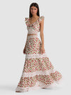 GEMMA EMBR EYELET BTN FT SMKD CROPPED TOP-ALICE + OLIVIA